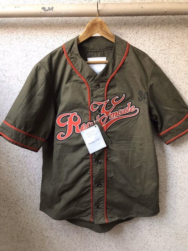 READYMADE baseball shirt ベースボールシャツ size1