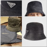 新品タグ付き☆PRADA プラダ ナイロン ブランドロゴ バケット