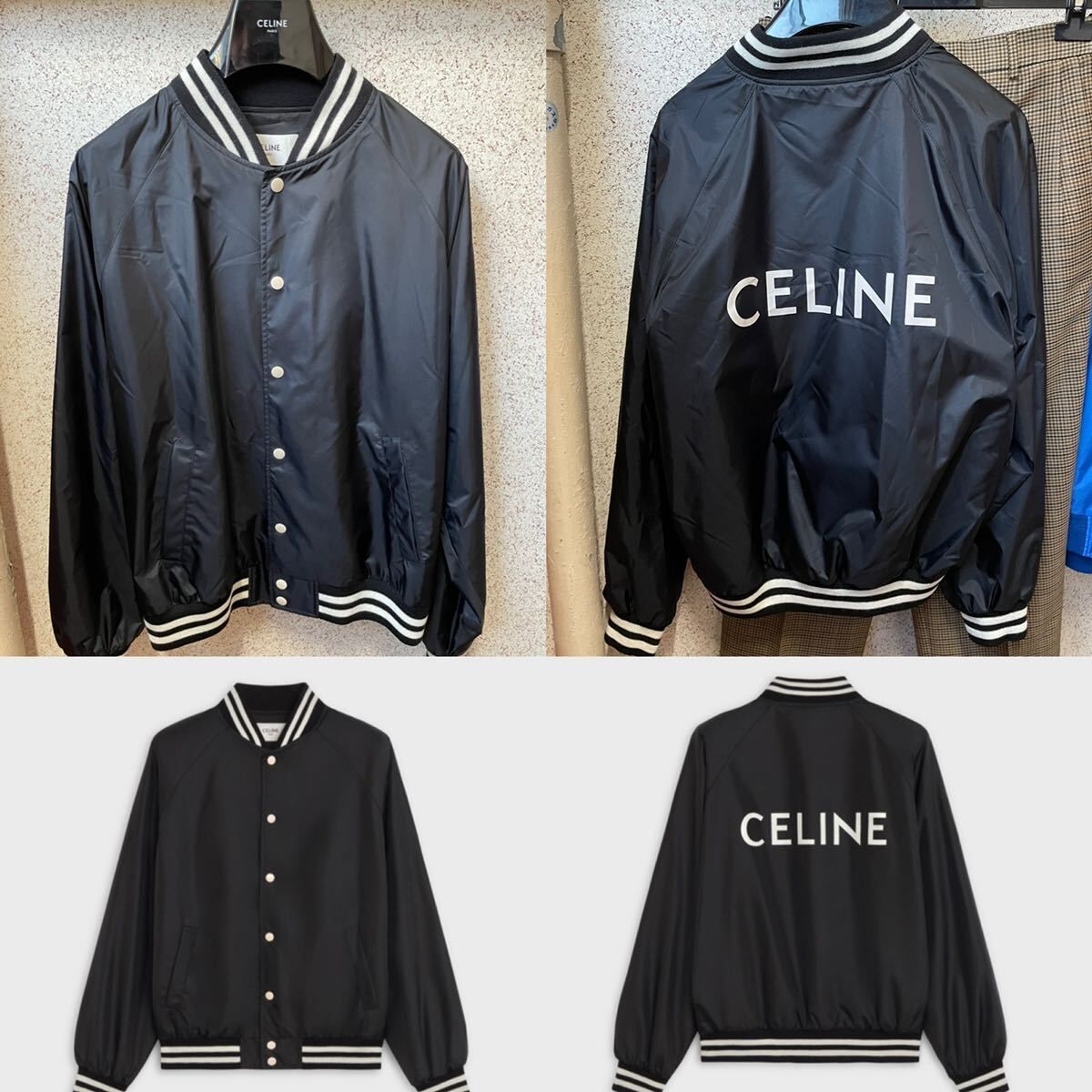 新品☆21SS☆CELINE by Hedi Simane セリーヌ ブランドロゴ テディナイ...