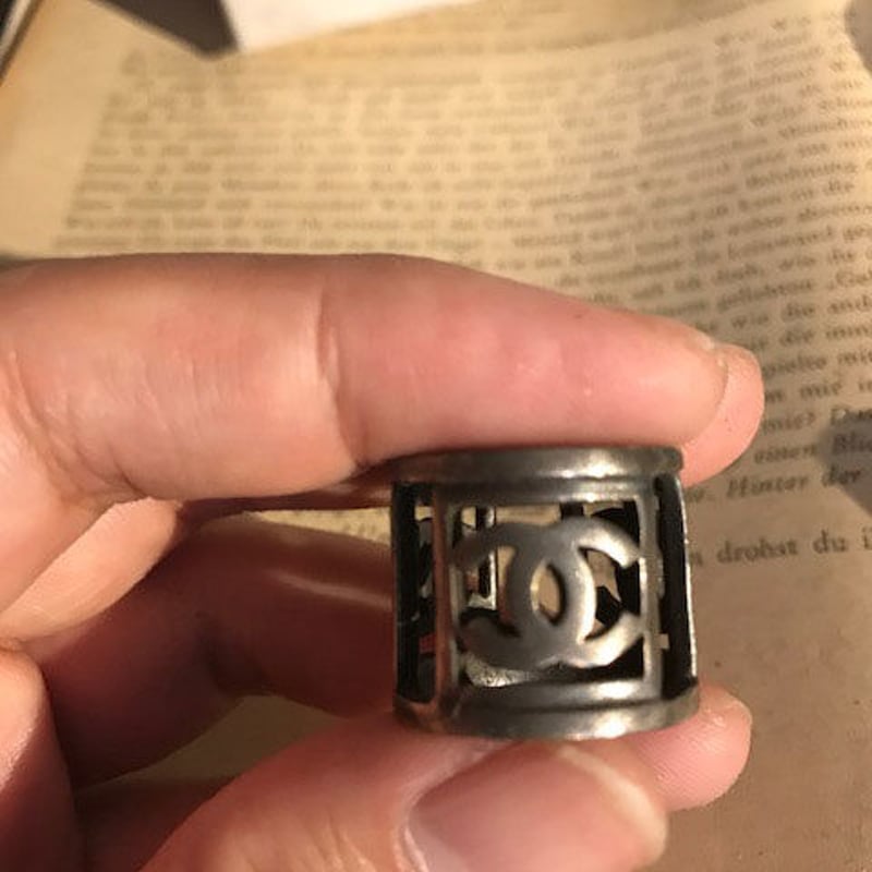 レア☆CHANEL シャネル レトロ ビンテージ リング 指輪 13号 レア☆CHANEL シャネル レトロ ビンテージ リング 指輪 13号