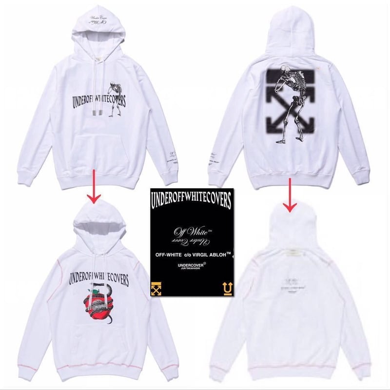 OFF WHITE×undercover リバーシブルパーカー