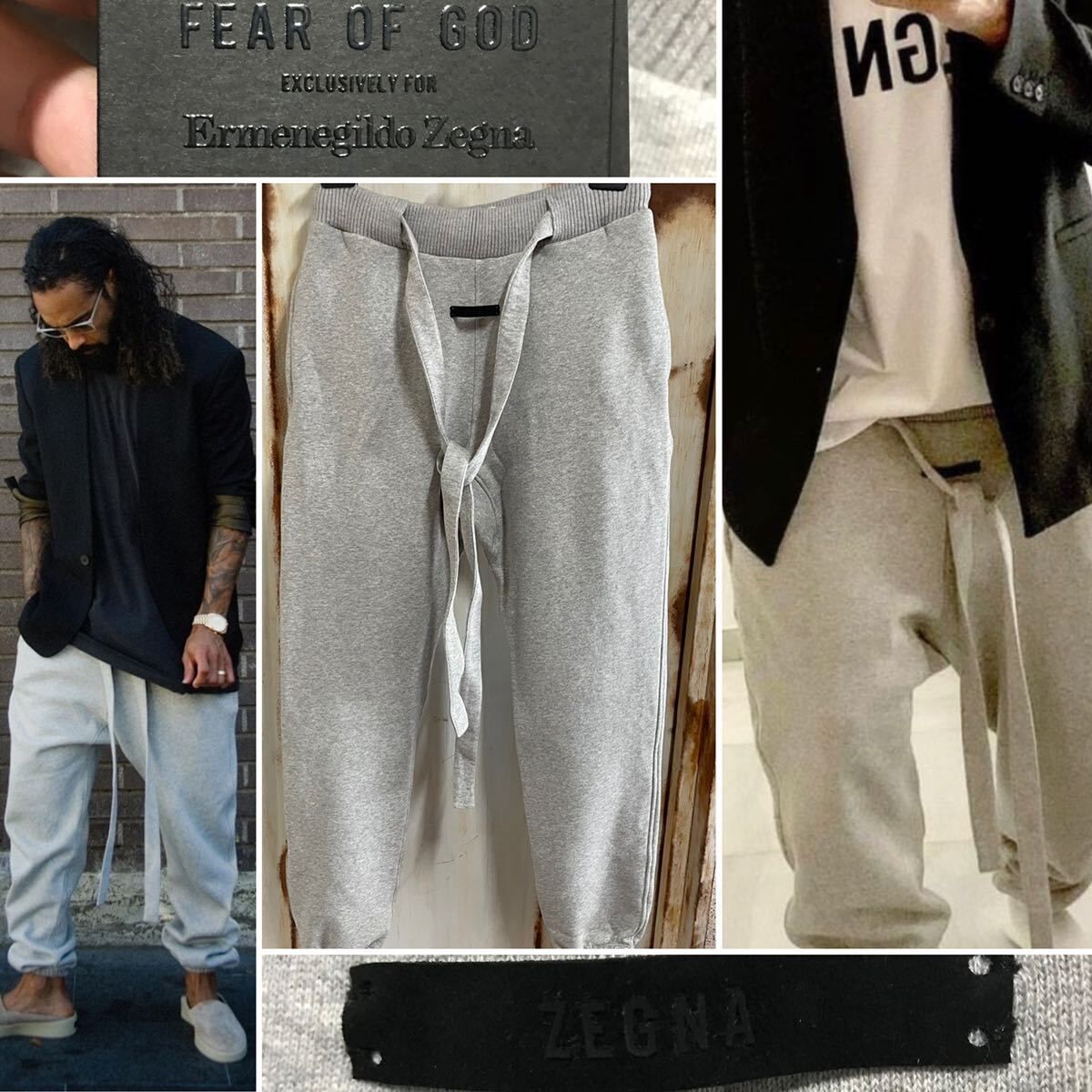 最終値下FEAR OF GOD ErmenegildoZegnaウールスラックス