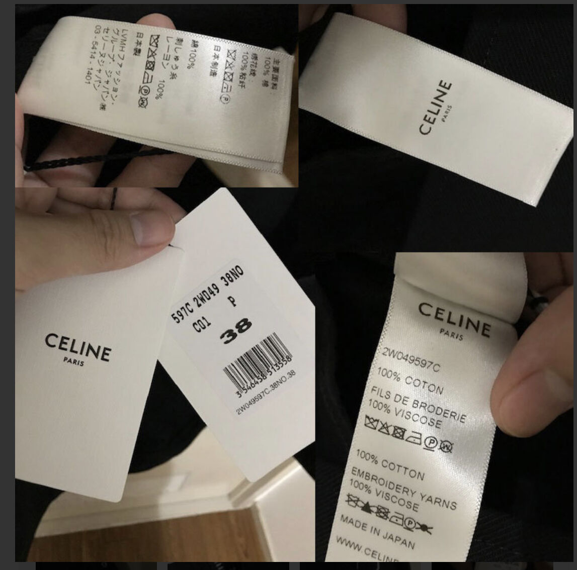 新品タグ付き☆19ss☆CELINE by HEDISLIMANE セリーヌ バイ エディスリ...