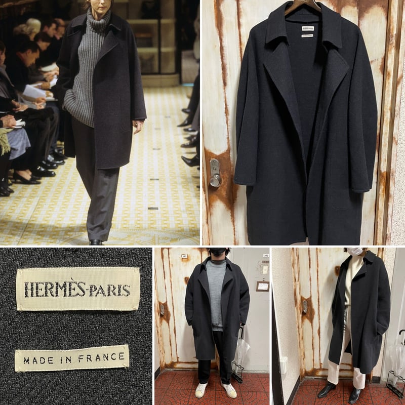 HERMES by MartinMargiela  ショールコート マルジェラ期