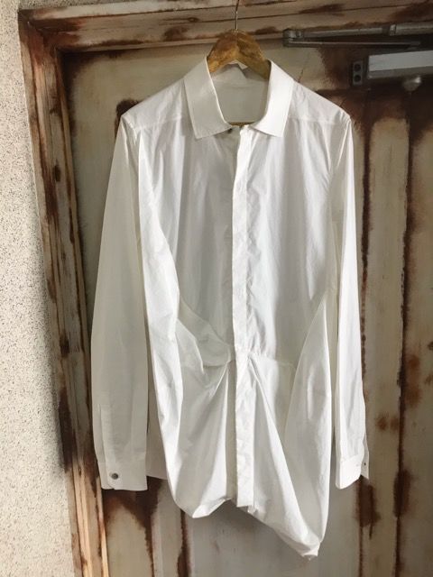 新品☆Rick Owens curled shirt リックオウエンス 新品☆Rick Owens curled shirt リックオウエンス