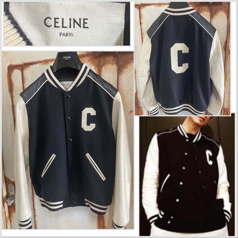 新品《 CELINE セリーヌ 》カレッジ テディジャケット M