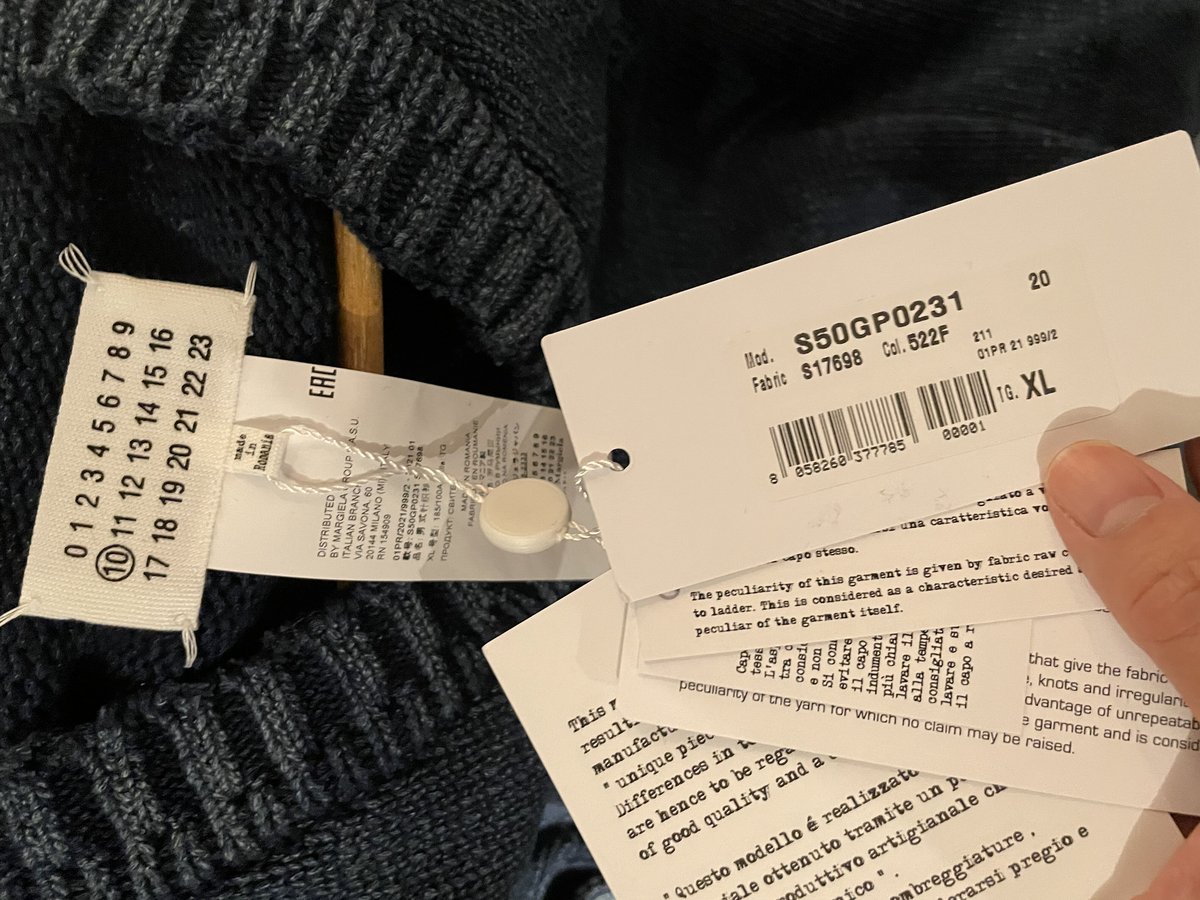 新品タグ付き☆Maison Margiela メゾンマルジェラ ステッチロゴ プル