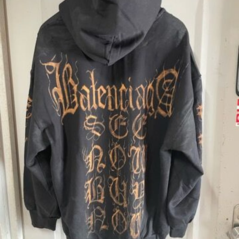 新品☆BALENCIAGA HEAVY METAL バレンシアガ ジップアップ パーカー H...