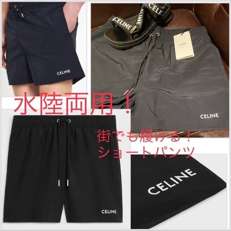 水陸両用★CELINE by Hedi Simane セリーヌ  ショートパンツ スイムパンツ