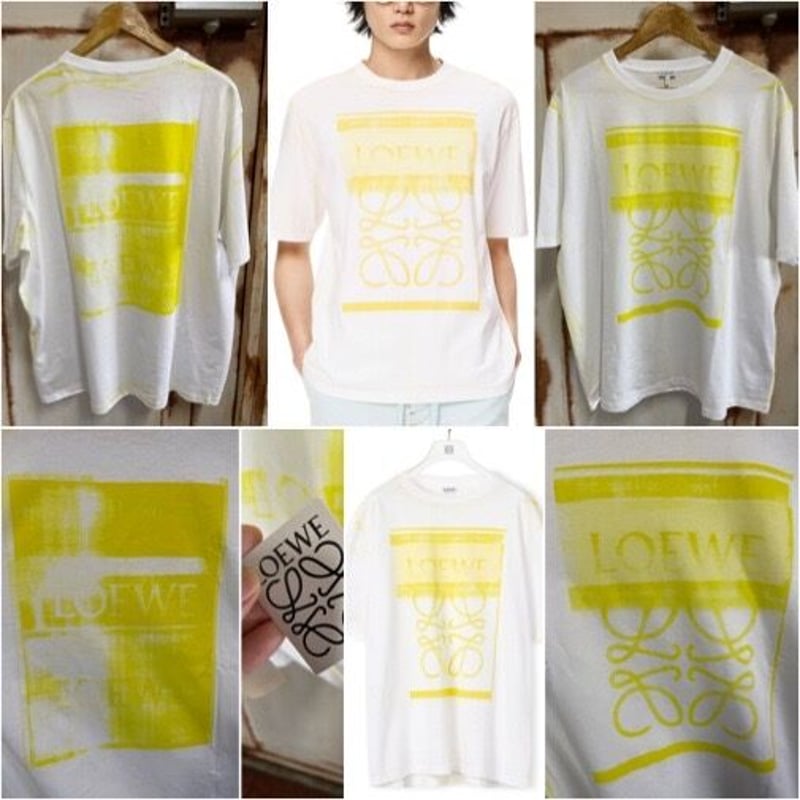 LOEWE アナグラム　バックプリント　Tシャツ