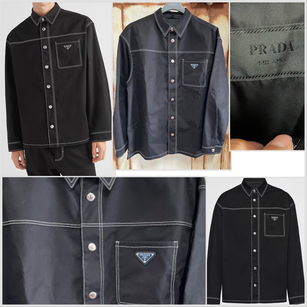 PRADA ストレッチコットンTシャツ