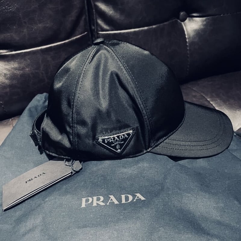 新品21SS☆PRADA Re Nylon プラダ トライアングルロゴ 三角プレート 