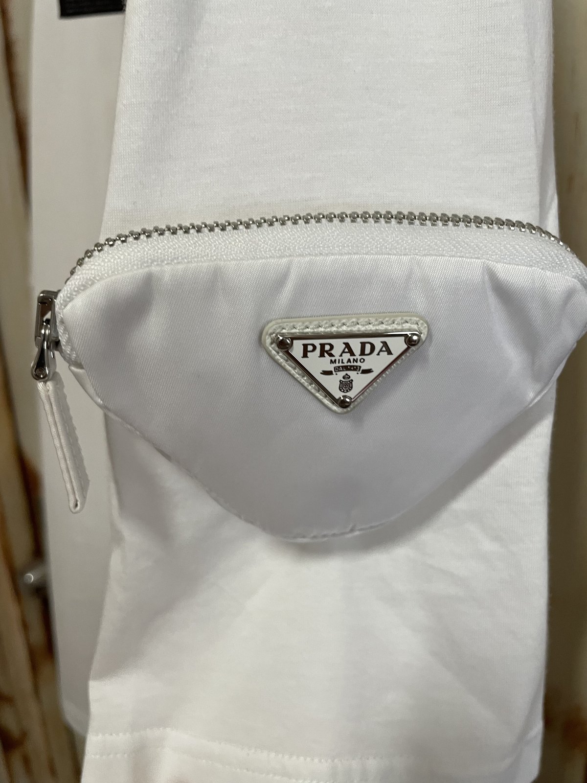 新品☆PRADA by RAF SIMONS プラダ トライアングル アームポーチ 