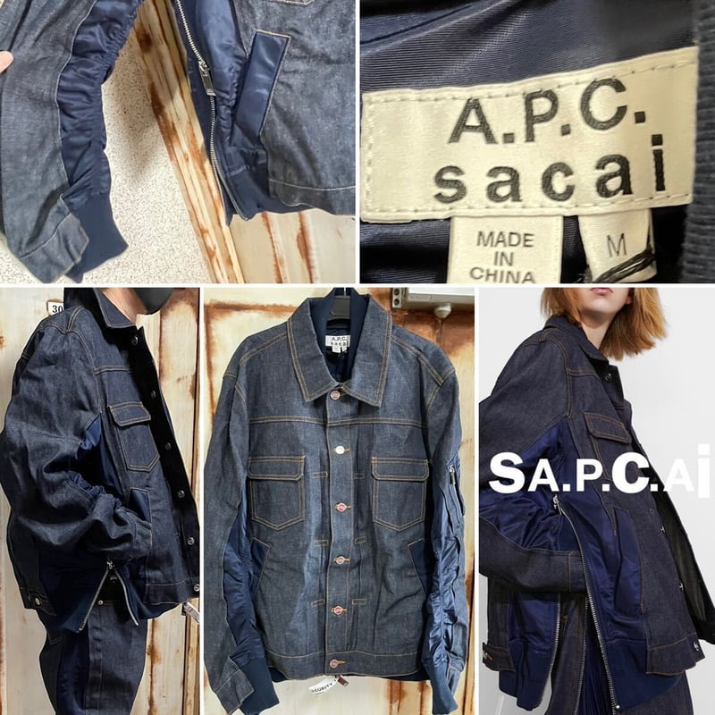 sacai × A.P.C. サカイ アーペーセー  コラボTシャツ Mサイズ