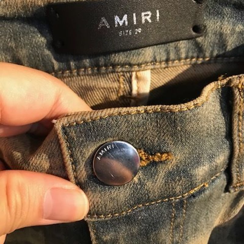 新品タグ付き☆AMIRI アミリ トラック インディゴ デニム パンツ