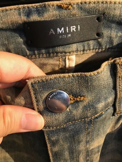 ⭐️amiriのタグ探してます。 新品タグ付き☆AMIRI アミリ トラック インディゴ デニム パンツ