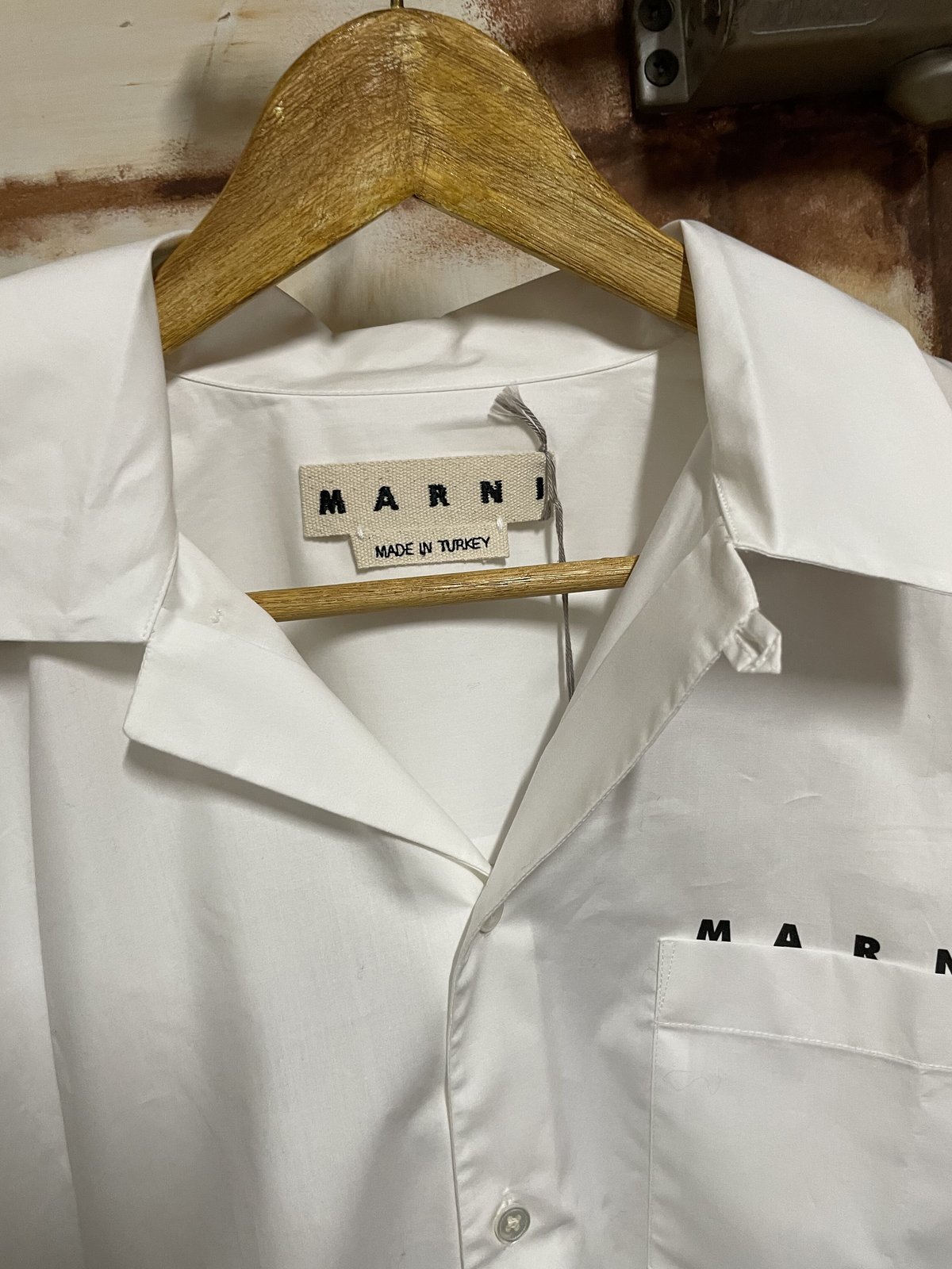 新品 MARNI マルニ ブランドロゴ ポケット 半袖 シャツ | SOHOO STORE