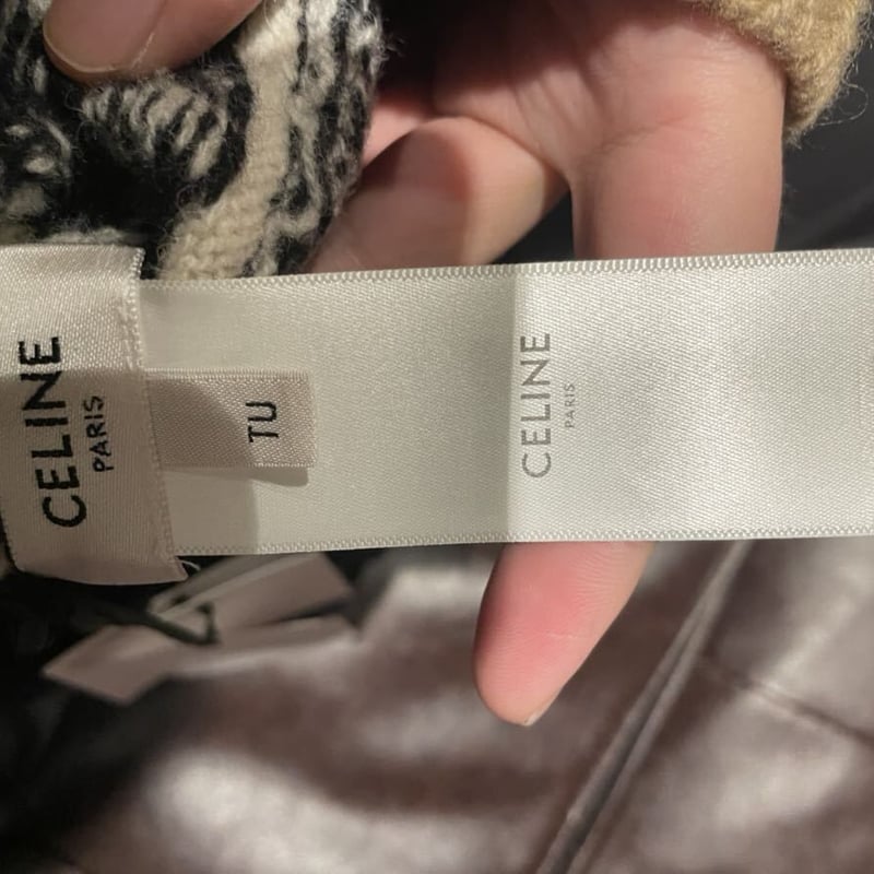 CELINE セリーヌ ニット帽 THE DANCING KID 新品タグ付☆CELINE セリーヌ ロゴ THE DANCING KIDニット帽
