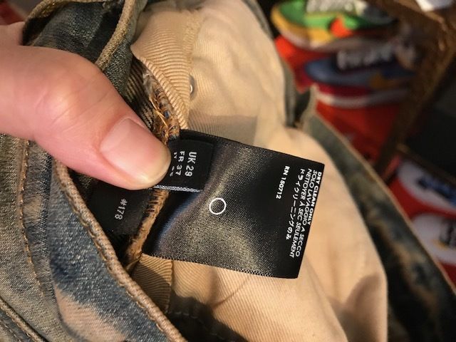 ⭐️amiriのタグ探してます。 新品タグ付き☆AMIRI アミリ トラック インディゴ デニム パンツ