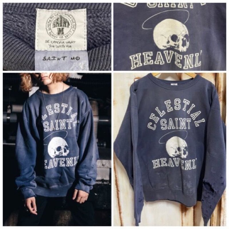 XLサイズ新品 SAINT MICHAEL SWTSHIRT SKULL セントマイケル