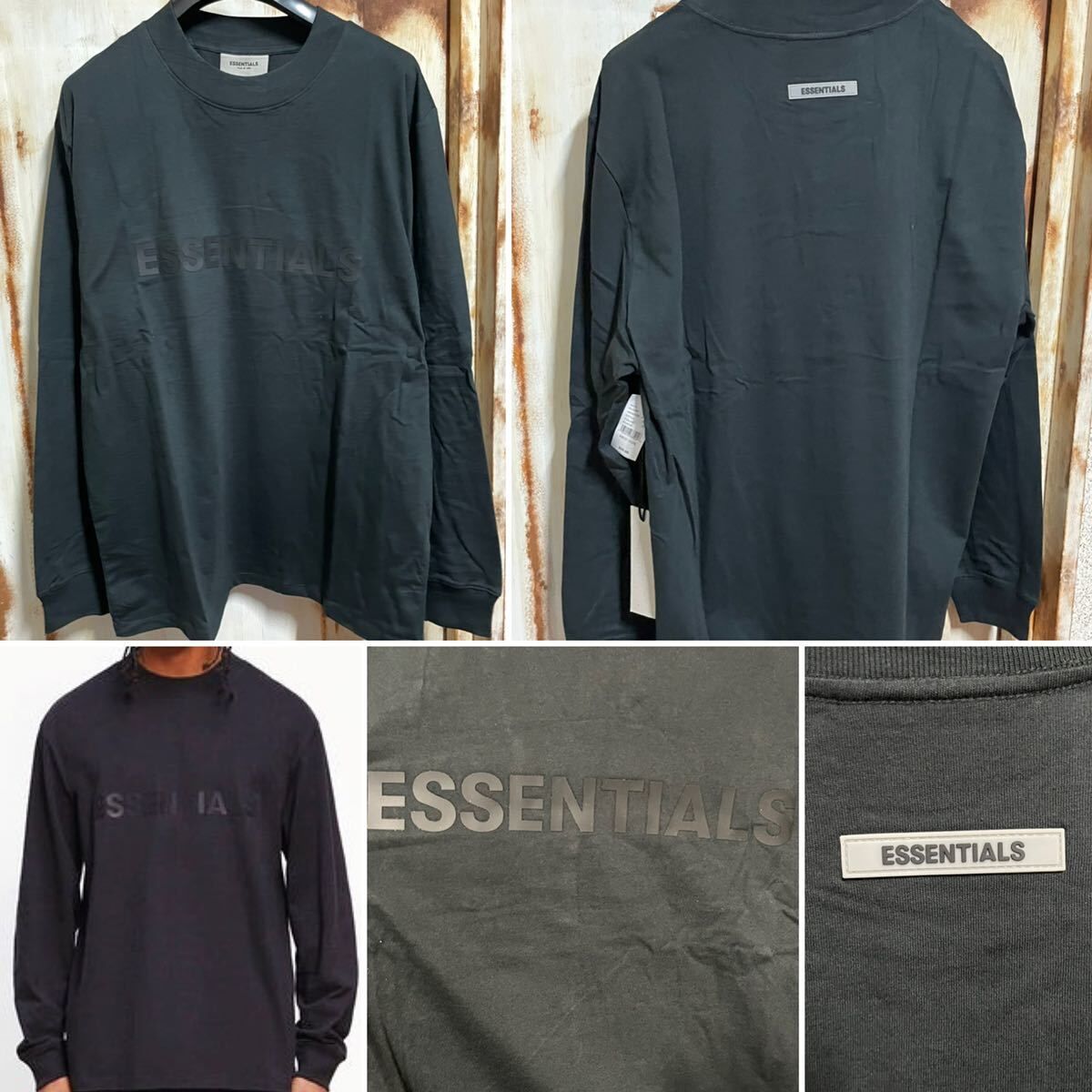 Mサイズ新品タグ付 ESSENTIALS fear of god エッセンシャルズ