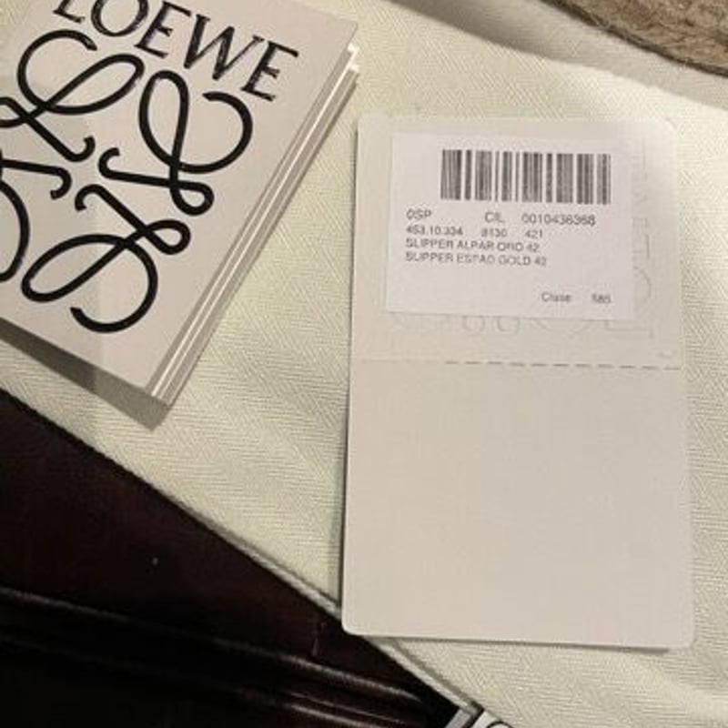 新品☆LOEWE ロエベ スエード エスパドリュー スリッポン ローファー
