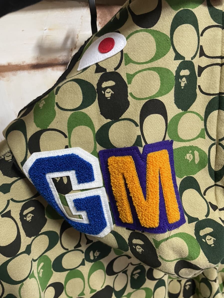 貴重XLサイズ新品☆A BATHING APE × Coach アベイシングエイプ × コーチ...