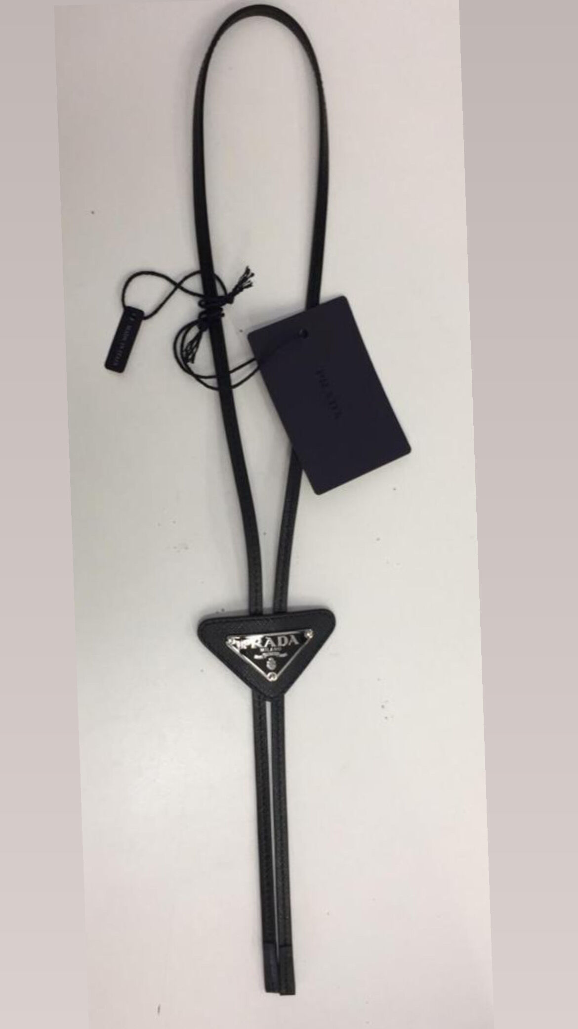 PRADA プラダ　サフィアーノ　ボロタイ　ループタイ　トライアングルロゴ 楽天市場】PRADA プラダ ボロタイ 2IC027 QHH メンズ サフィアーノ