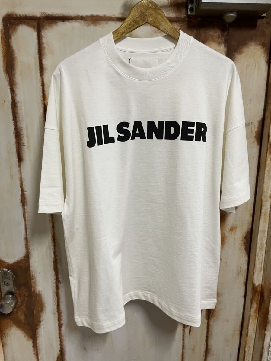 新品☆タグ付き☆ JIL SANDER ジルサンダー ブランドロゴ クルーネック