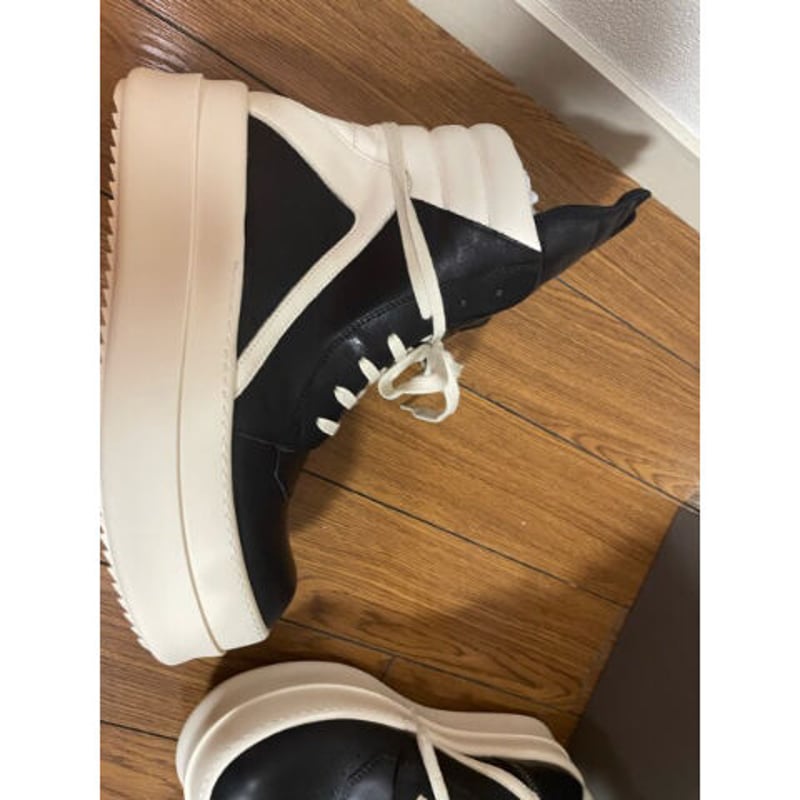 新作 RICK OWENS MEGA BUMPER GEOBASKET SNEAKERS リッ