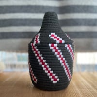 モロッコ　ベルベル　バスケット　蓋付き