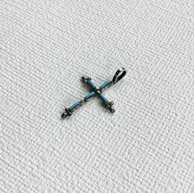 ヴィンテージ インディアンジュエリー クロスペンダントトップ | mandrake