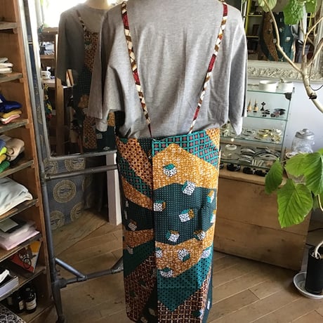 アフリカンバティック　エプロン