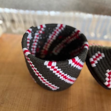 モロッコ　ベルベル　バスケット　蓋付き
