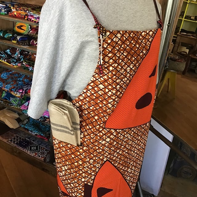 専用です。アフリカ布✤割烹着✤エプロン 割烹着・kappougi エプロン saqu 通販 15526324｜Creema(クリーマ)