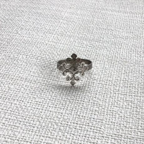 シルバークロスリング　エチオピア