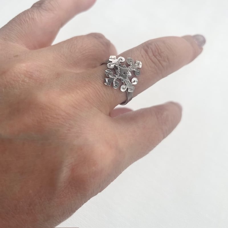 貴重アンティークethiopiaエチオピア コプトクロス シルバー 貴重