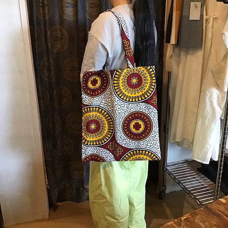 アフリカンバティック　トートバッグ