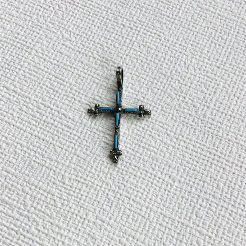 ヴィンテージ インディアンジュエリー クロスペンダントトップ | mandrake