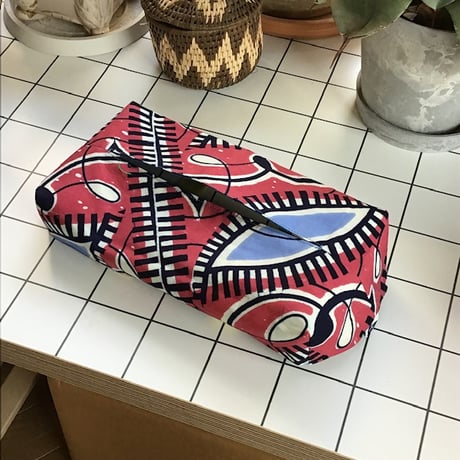 アフリカンバティック　ティッシュカバー