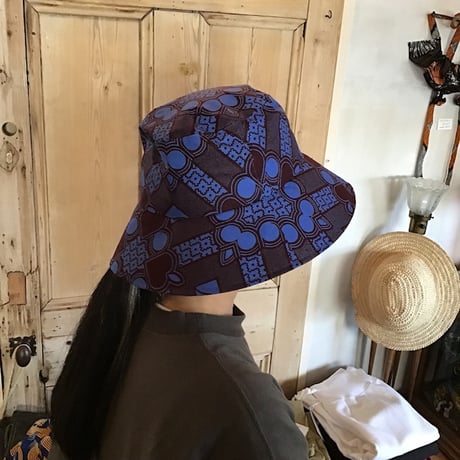 アフリカンバティック　バゲットハット