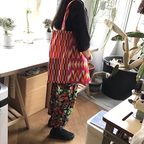 アフリカンバティック　トートバッグ