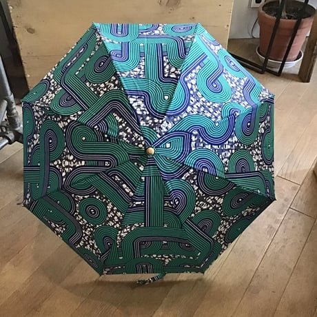 アフリカンパティックの折り畳み日傘 CATEGORY アフリカンバティック 晴雨兼用傘折り畳み 47cm | mandrake
