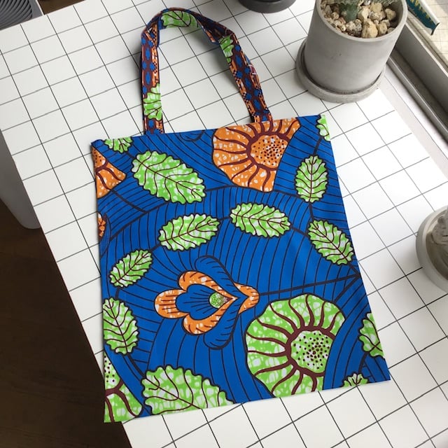 あきさん アフリカンバティック zakuchiku LOGO バッグ あきさん アフリカンバティック zakuchiku LOGO バッグ あきさん様専用