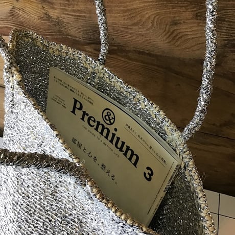 プラスチックサイザルバッグ共手12インチ プラチナ