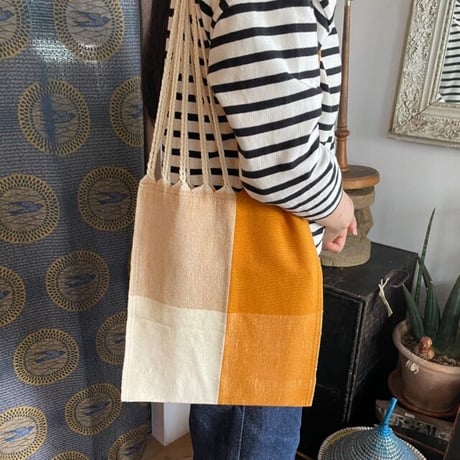 ハンモックバッグ　パネルパターン