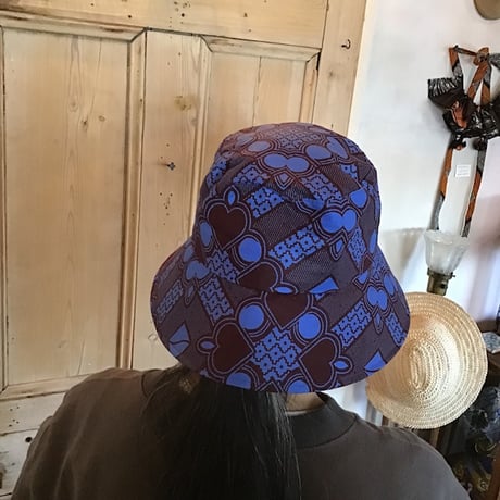 アフリカンバティック　バゲットハット