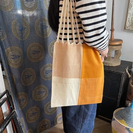 ハンモックバッグ　パネルパターン