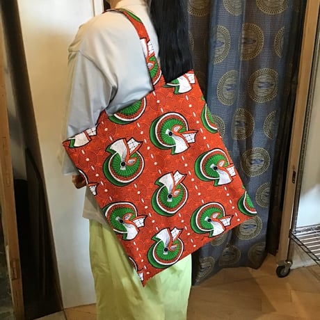 アフリカンバティック　トートバッグ