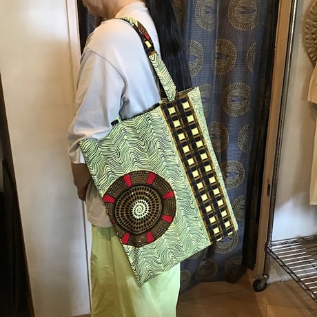 アフリカンバティック　トートバッグ